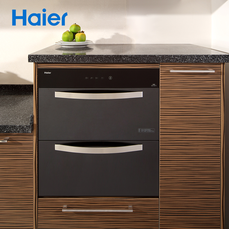 海尔（Haier）整体定制厨房 简约风格石英石台面橱柜套餐多色可选 波斯之夜HC0007