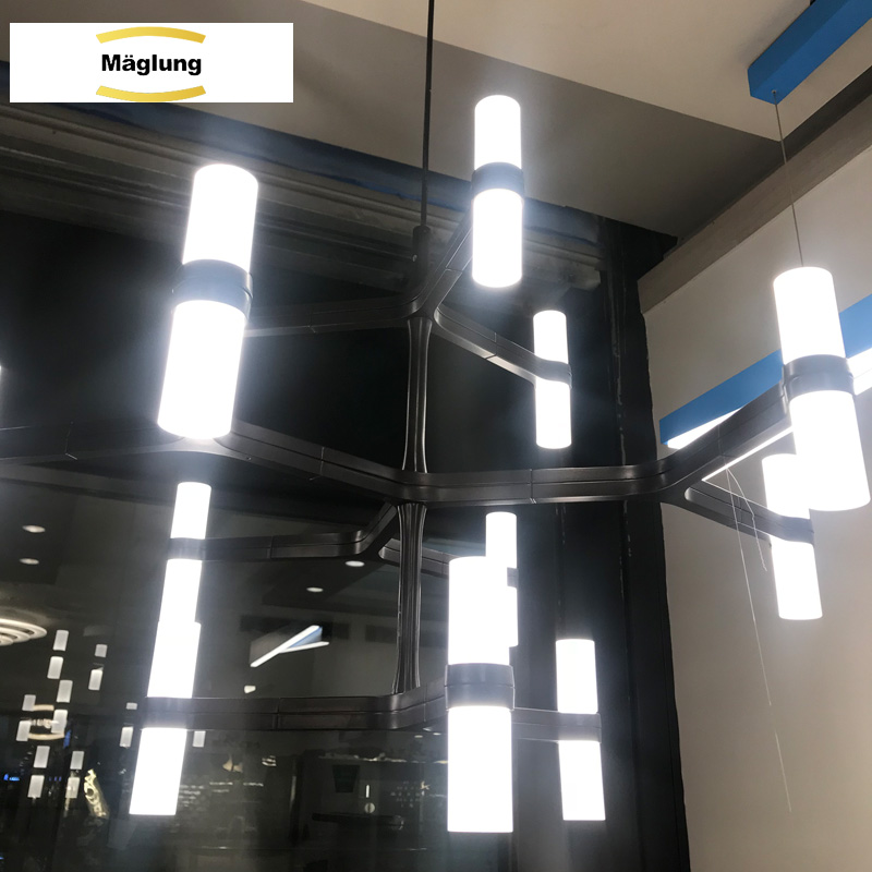 麦格蓝灯具MD2058B-S竹节艺术造型LED现代餐厅灯卧室灯
