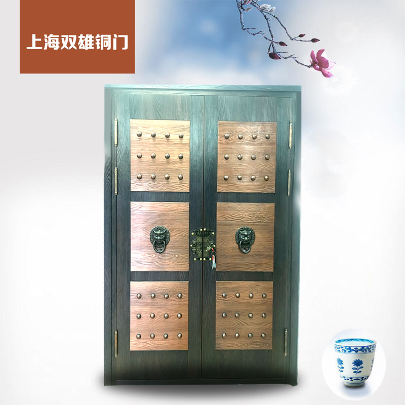 上海双雄铜门  5-01  定制  铜门