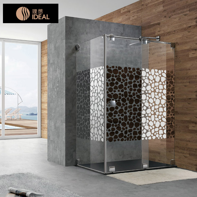 理想卫浴不锈钢淋浴房定制淋浴房整体浴室钢化隔断玻璃卫生间简易洗浴房SA2