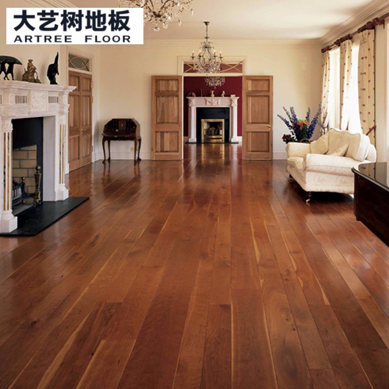 大艺树地板实木地板厂家直销特价环保地暖防水耐磨橡木多层实木复合木地板01