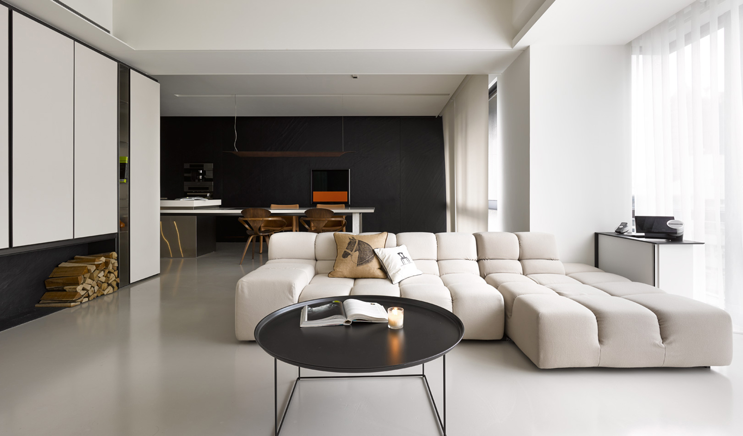 客厅-家俬功能，整体色彩的装修风格
