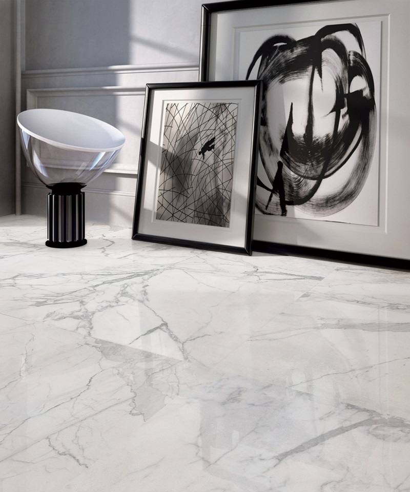 伊丽莎白 大理石瓷砖客厅卧室800x800简约地砖背景墙鱼肚白em80119b-1