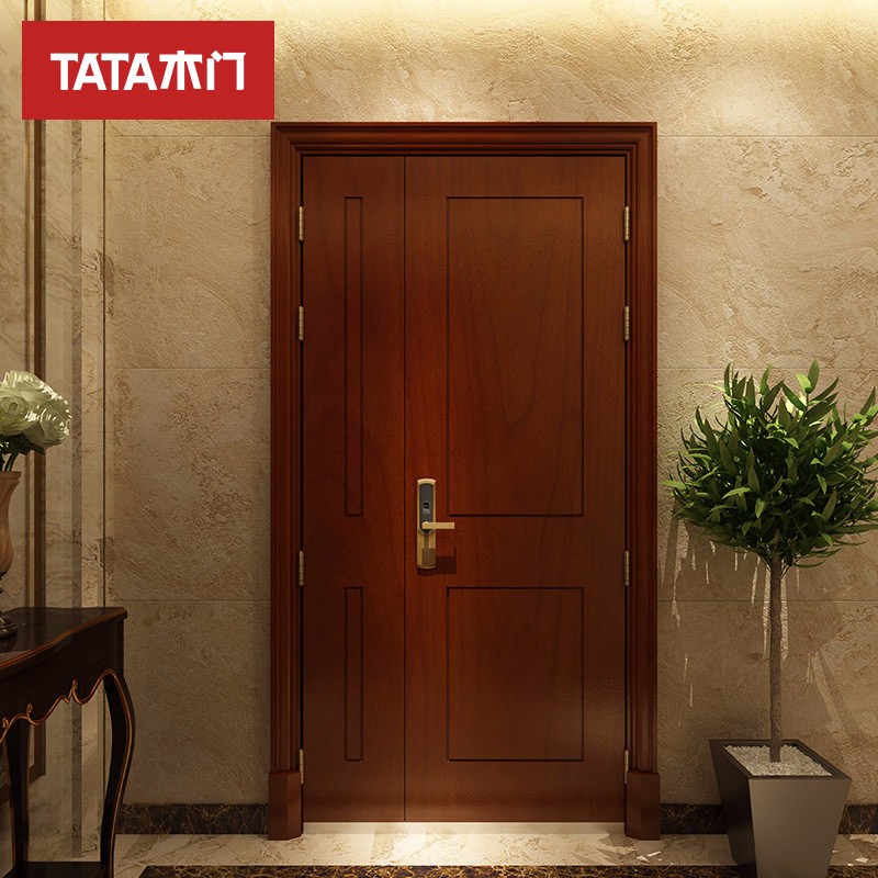 tata木门 (tata)智能入户门 安全防盗防火隔音院内庭院室内门zm003