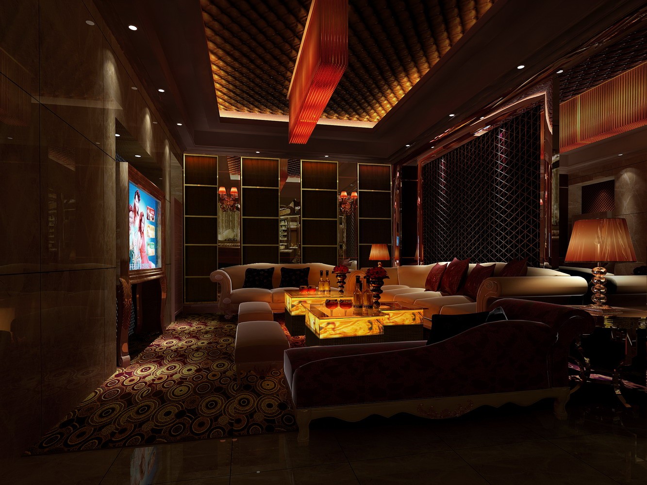 皇家一号夜总会效果图