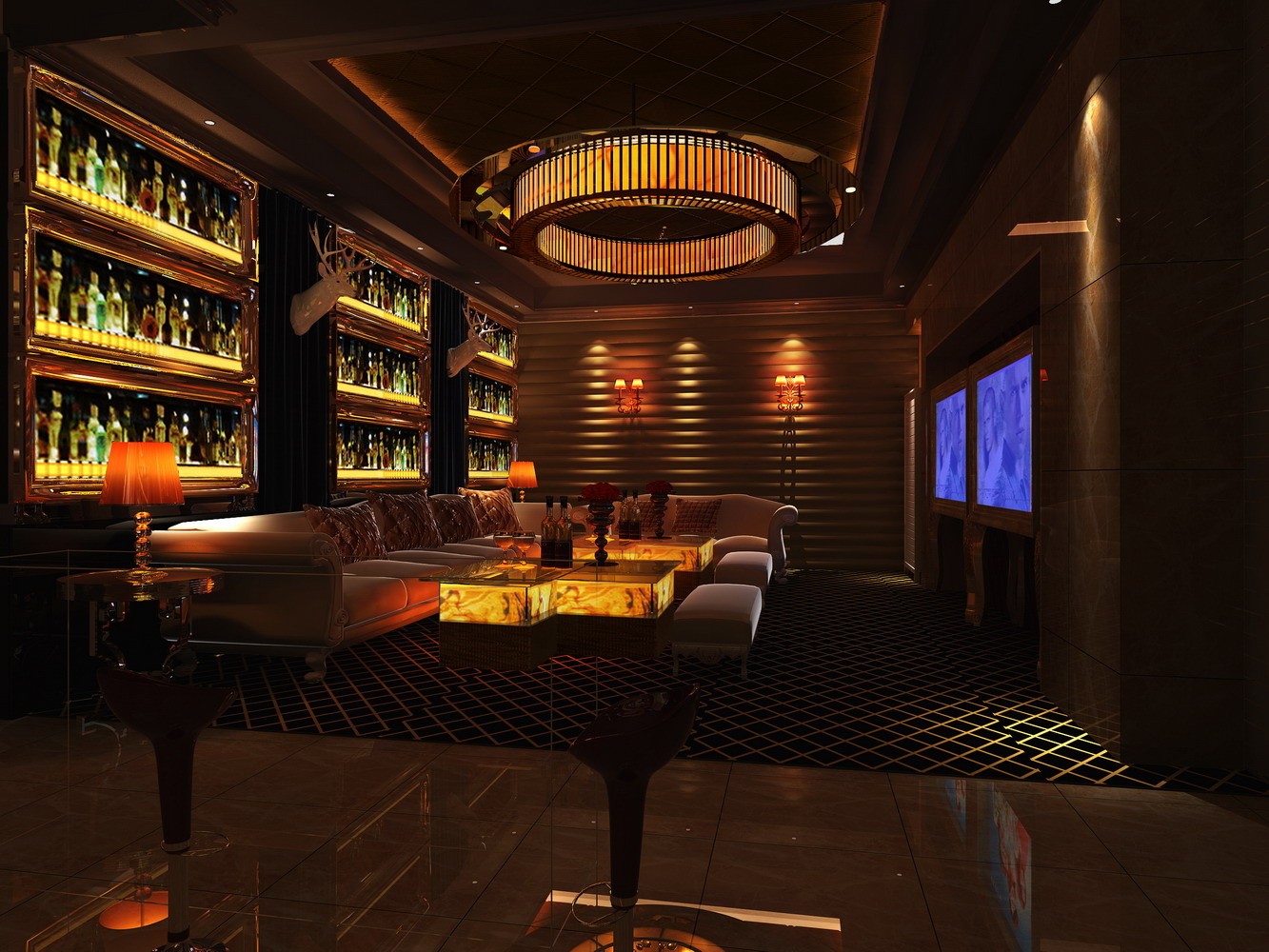 皇家一号夜总会效果图